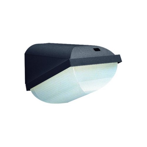Philips FWC 121 40KP beveiligingsarmatuur zwart met PLC 18W 827 4-pins lamp en schemerschakelaar
